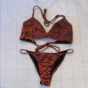 Victoria’s Secret animal print bikini